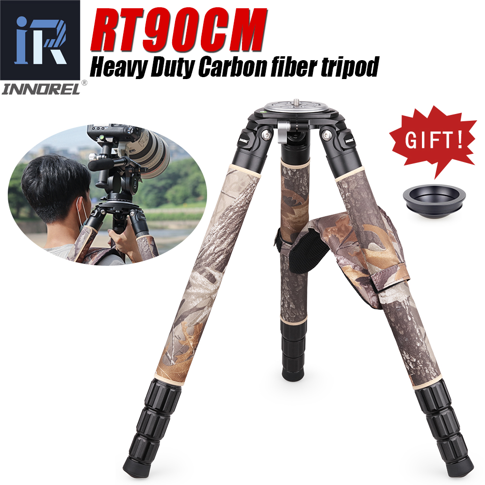 Heavy Equipment Video - RT90CM Camouflage Professional Carbon Fiber Tripod