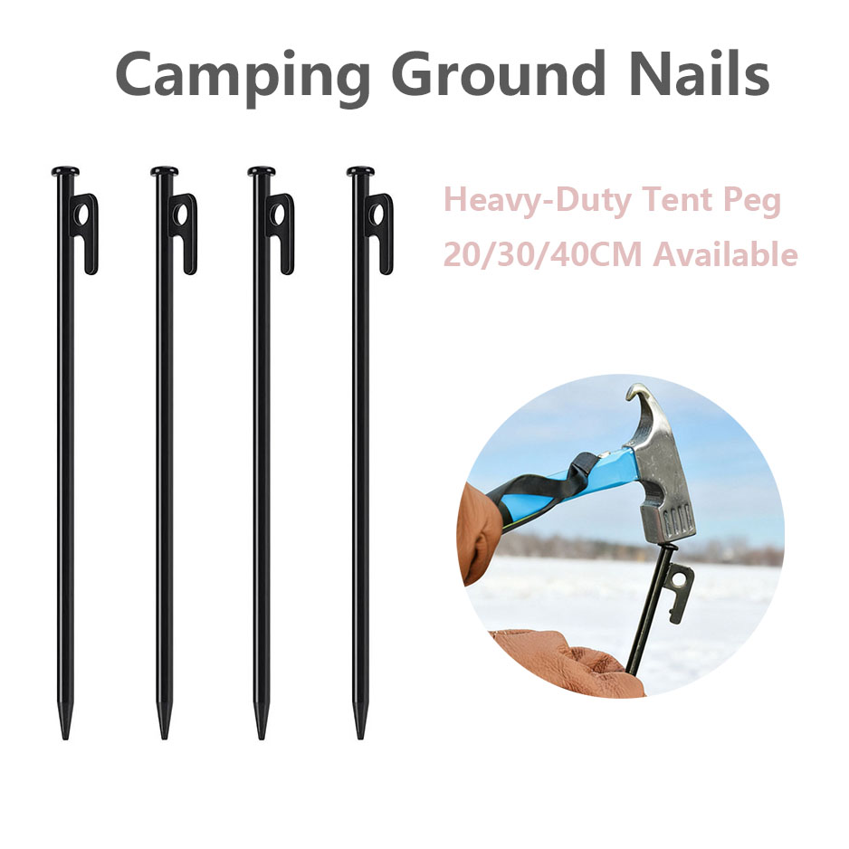 Camping Tent Pegs Ground Nails - Heavy Equipment Attachments review and price